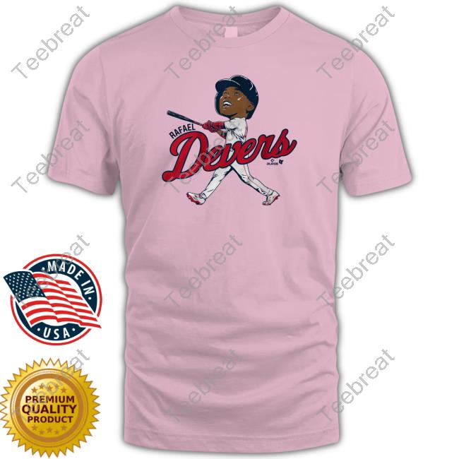 Breakingt Rafael Devers Caricature Tee Shirt