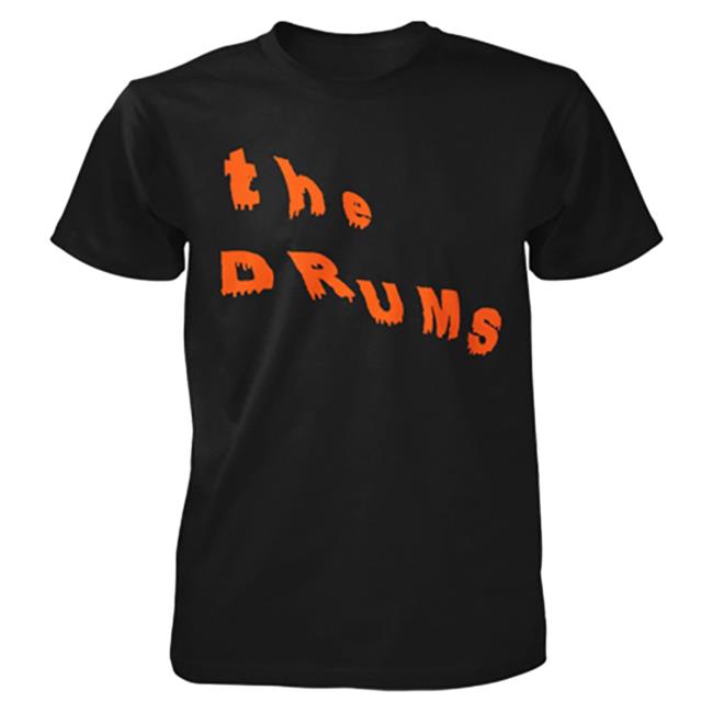 Official Kings Road Merch Store The Drums Abysmal Thoughts Logo New Shirt (Black)