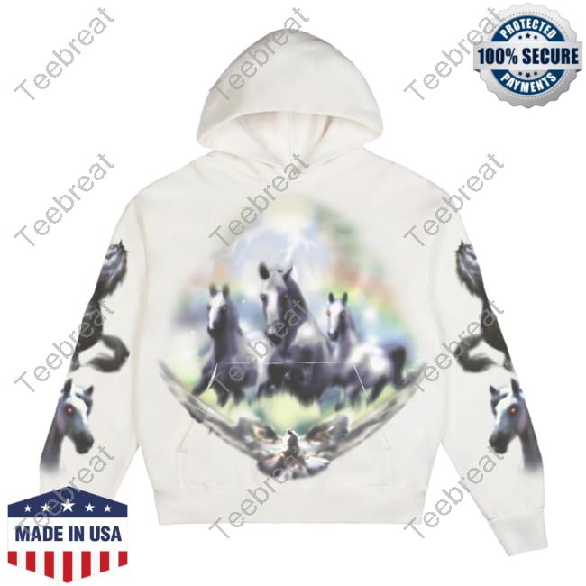 Official Basketcase Gallery Clothing Kaden Peach Stampede Maximalist Pullover Sweatshirt Kadenpeach