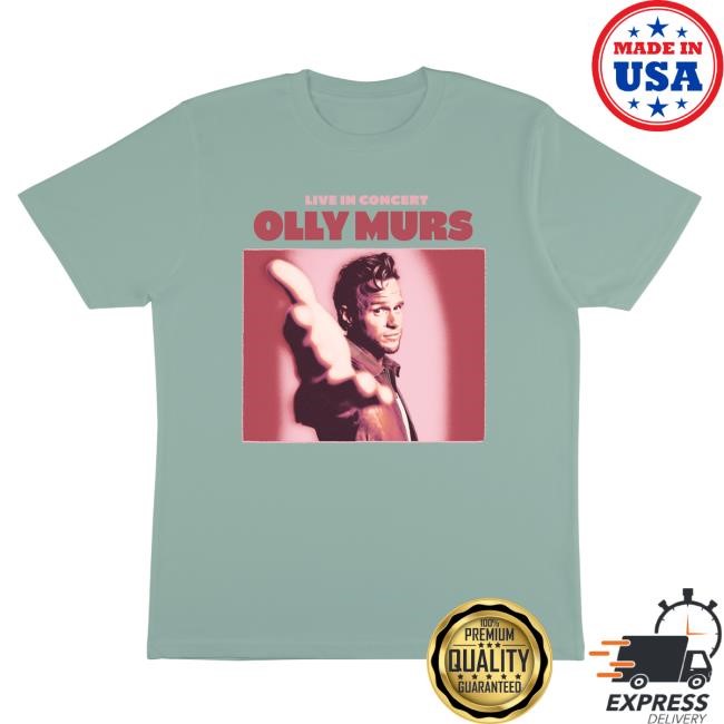 Olly Murs Live In Concert Green Short Sleeve TShirt - Olly Murs | Official Merch