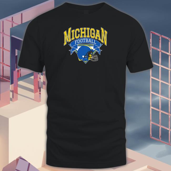Official Michigan Football helmet logo 2022 Shirt