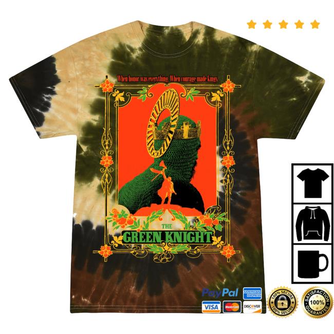 Official Studiohouse Designs The Green Knight Tie Dye New Shirt Camo