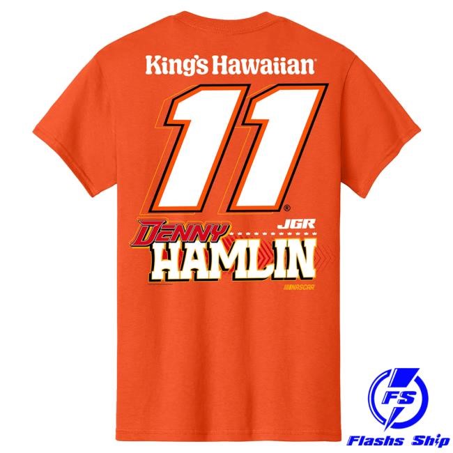 Denny Hamlin Orange Kings Hawaiian Shirts Official DH Merch Store