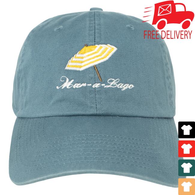 Official Donald Trump Merch Store Donald Trump Mar-A-Lago Umbrella Cap Royal Donald Trump Apparel Clothing Shop DonaldTrump