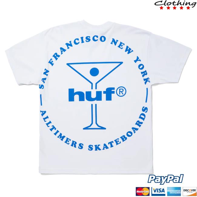 Official Huf Worldwide Store Shop Huf X Alltimers Shark Attack New Shirt