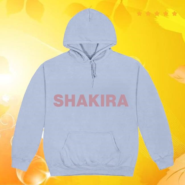 Official Shakira Merch Store Shakira LMYNL World Tour Blue Hoodie