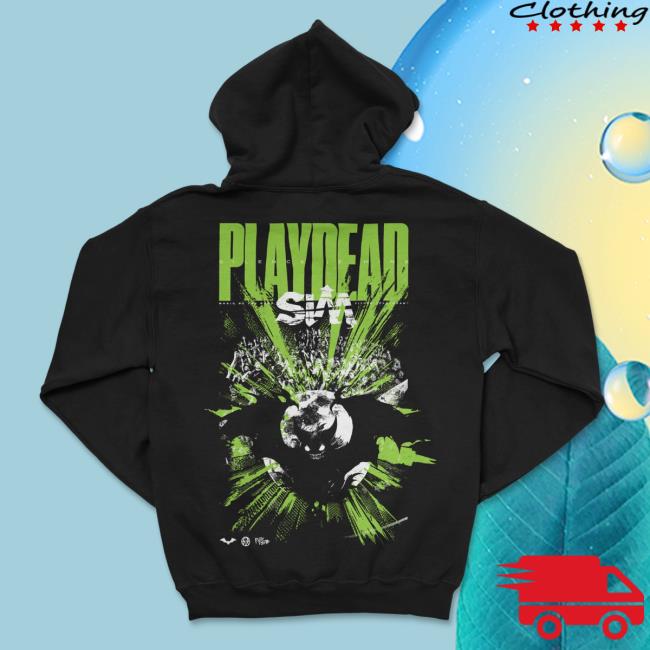 Official SIM Merch SIM Playdead Sweatshirt Black Official SIM Merch SIM Playdead Pullover Hoodie Black