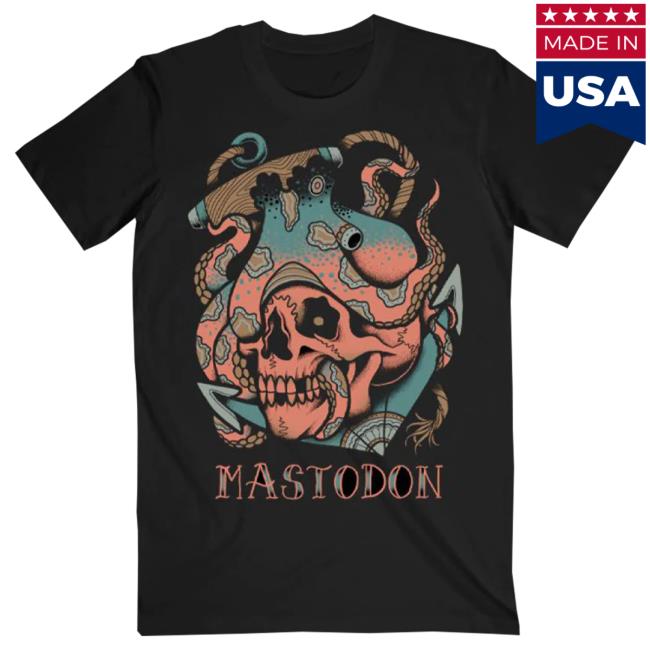 Official Mastodon Rocks Merch Store Mastodon Octopus Tattoo T Shirt Mastodonrocks