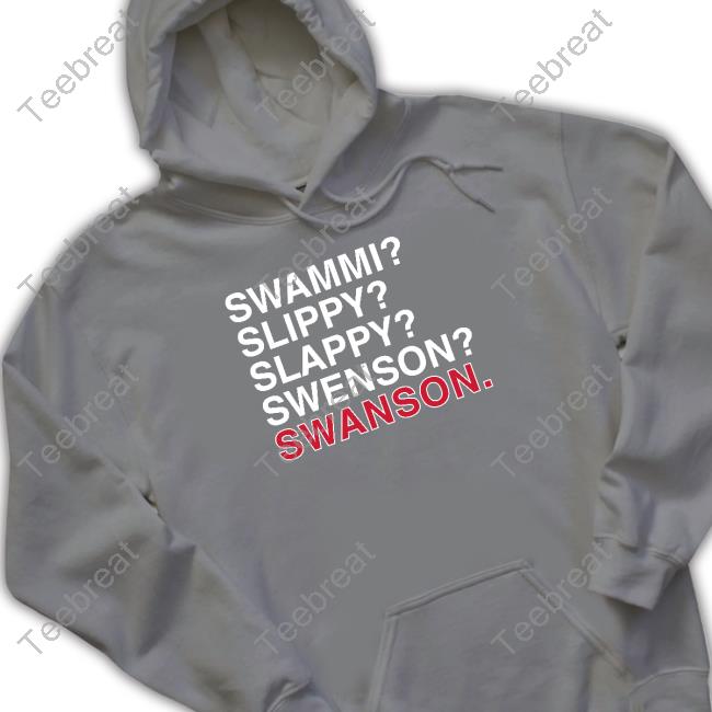 Official Obvious Shirts Swammi Slippy Slappy Swenson Swanson T Shirt