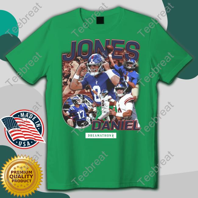 Dreamathon Merch Daniel Jones Giants Dreams Long Sleeve President Of The Dj Fan Club New York Giants