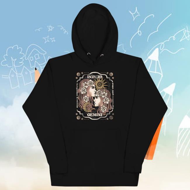 Official Murder Apparel Clothing MurderApparel Gemini Zodiac Pullover Hoodie Murder Merch Shop