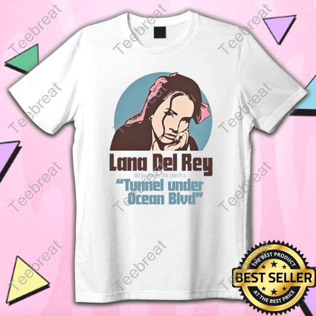 Ocean Blvd Lana Del Rey Village Lana Portrait Long Sleeve T Shirt