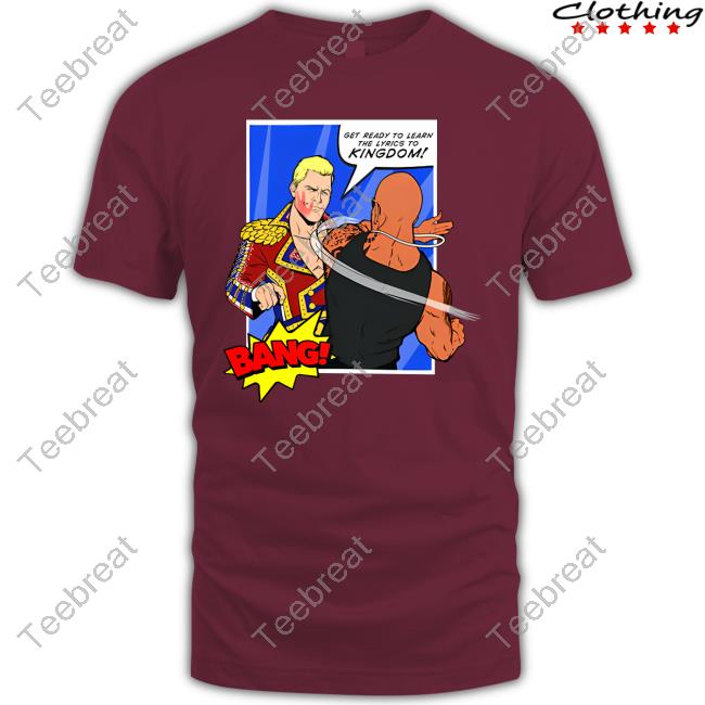 Official WWE Men's Black Cody Rhodes Slap Tee Shirt