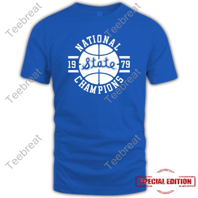 State Basketball 1979 National Champions Shirts