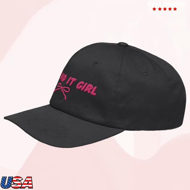 Official Momlifewithlaura You Did it Girl Bow - Hot Pink/Black Cap