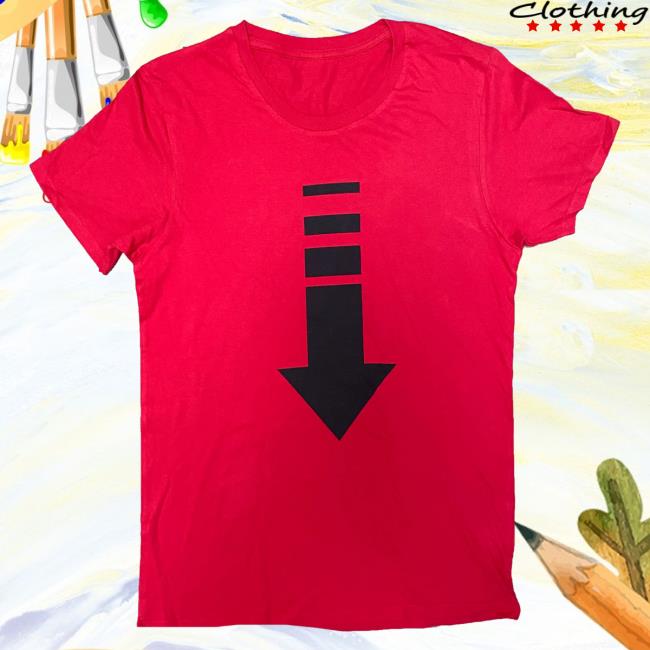 Official The Kooks Apparel Store The Kooks Red : Arrow Down Tee The Kooks Clothing Shop TheKooks