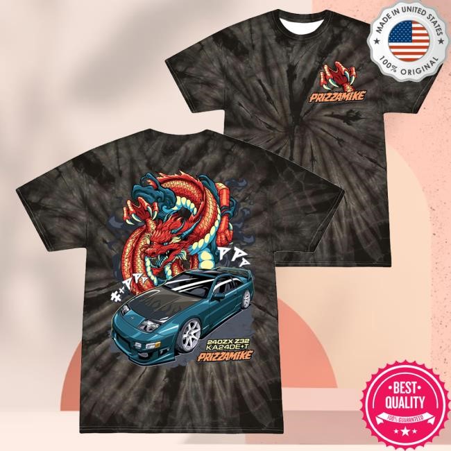 Official Prizzamike Shop Prizzamike Dragon Spider Black Attractive Shirt