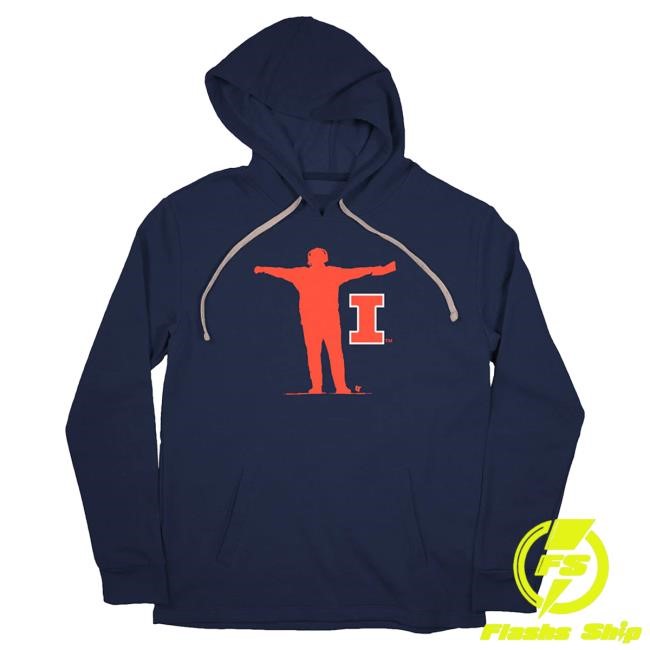 Breakingt Illinois Football: Coach Sign Hoodie