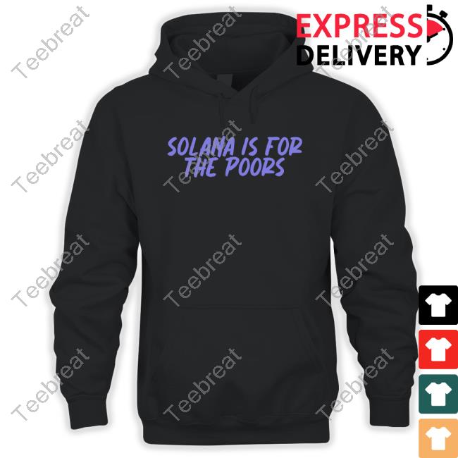 Official Tmas.Eth Solana Is For The Poors T Shirts