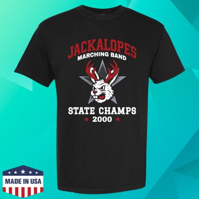 Official Treaty Oak Revival Merch Store Jackalopes Marching band T Shirt