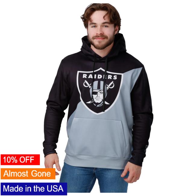 Official Foco Merch Store Shop Foco Las Vegas Raiders Bold Logo Pullover Sweatshirt Foco Apparel Clothing