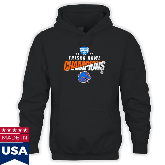 Awesome 2022 Frisco Bowl Boise State Broncos Champion T-Shirt Official Awesome 2022 Frisco Bowl Boise State Broncos Champion Tee Shirt