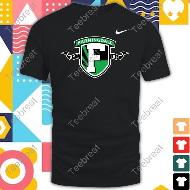 Official Farmingdale High School Logo Long Sleeved T Shirt