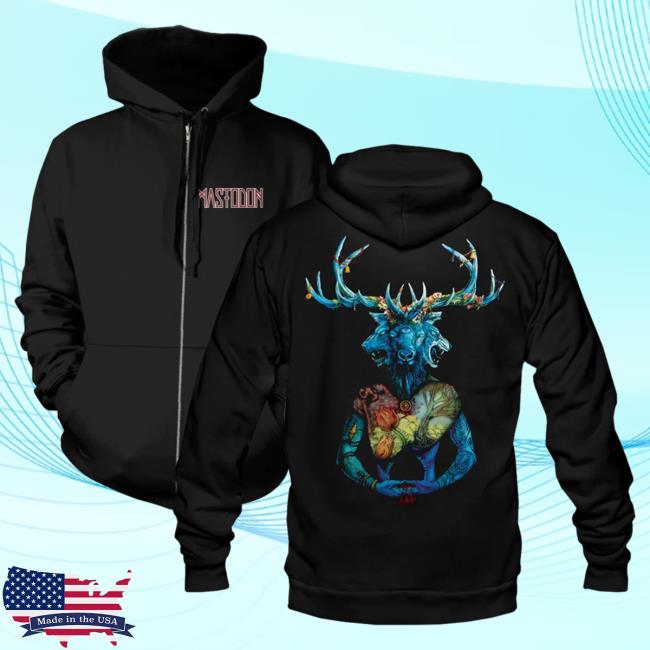 Official Mastodon Rocks Merch Store Mastodon Blood Mountain Beast Zip Pullover Hoodie Mastodonrocks