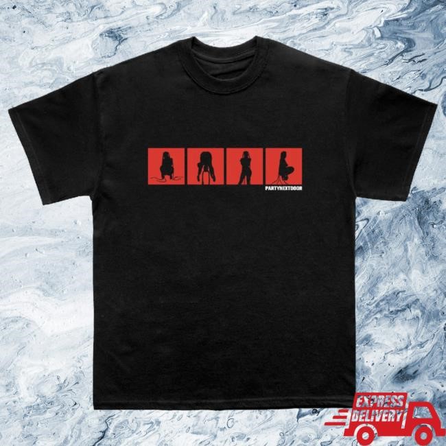 PARTYNEXTDOOR 4 Black Logo T Shirt Ovo Sound Merch