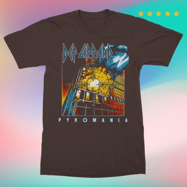 Official Def Leppard Merch Store Clothing Pittsburgh, PA 2024 Tshirt DefLeppard