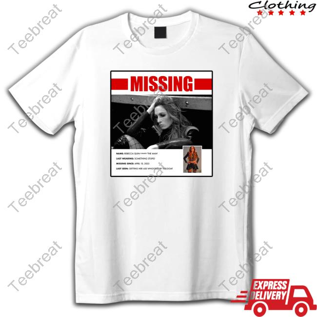 Trish Stratus Rebecca Quin Missing T Shirts