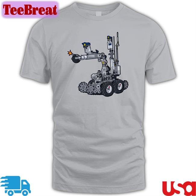 Dallas Bomb Robot T Shirt Bunkerbranding Donut Operator Merch