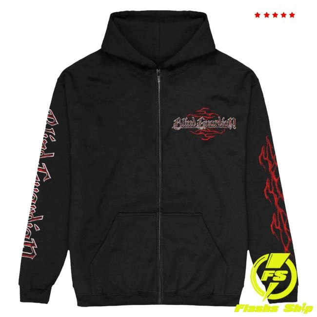 Official Nuclear Blast Merch Shop Blind Guardian Apparel Blind Guardian - The God Machine Cover - Zipper Popover Hoodie NuclearBlast