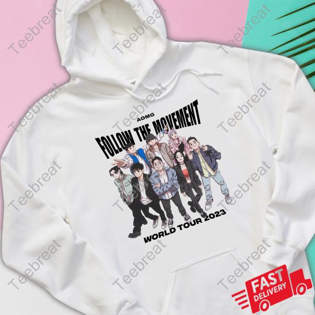 Aomg Follow The Movement World Tour 2023 Shirt
