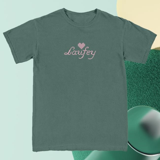 Premium Artist Cross-Stitch Tee Laufey Collection