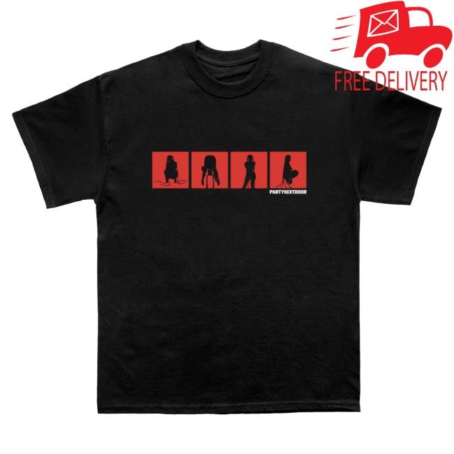 Official Partynextdoor Merch PARTYNEXTDOOR 4 Black Logo Tee
