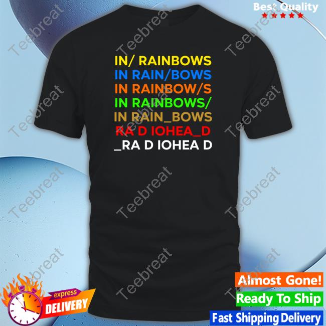 Official Radiohead In Rainbows Long Sleeve Tee