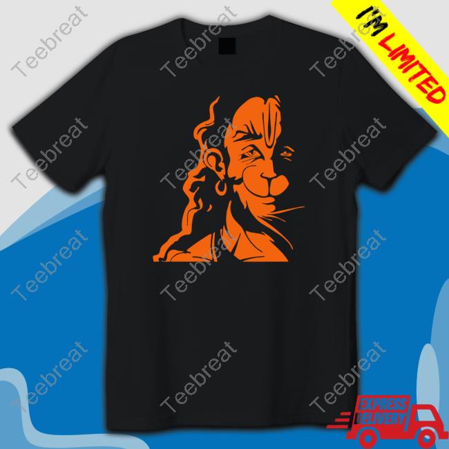 Kadak Merch Akash Banerjee Happy Hanuman T Shirt Thedeshbhakt