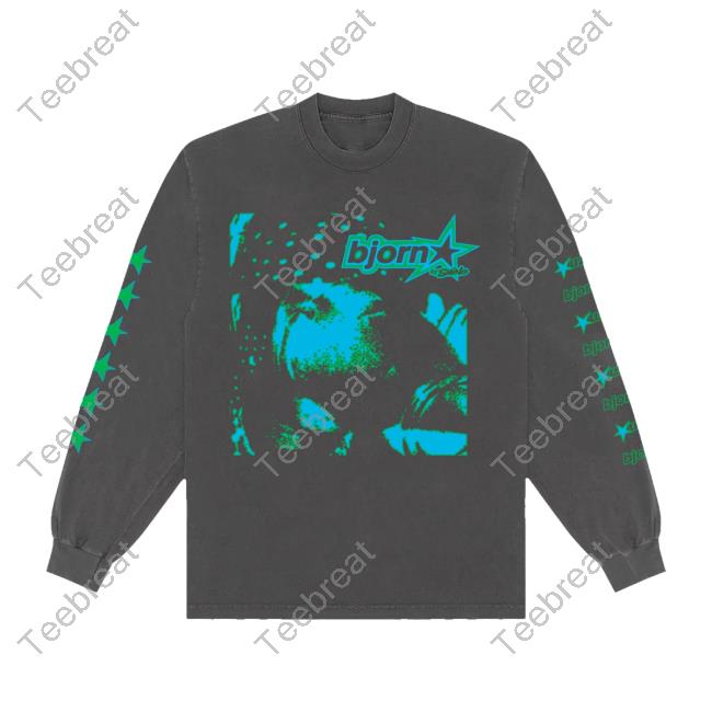 Official Smino Zero Fatigue Merch Bjorn Hooded Sweatshirt Vintage Black Zerofatigue
