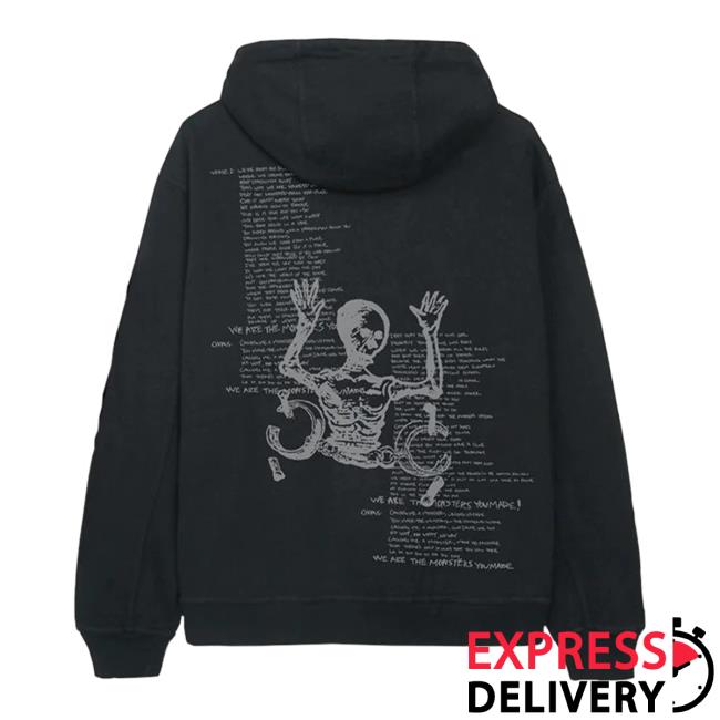 On A Spaceship Monsters You Made Sweaters Official On A Spaceship Merch Burna Boy Monsters You Made Pull Over Hoodie