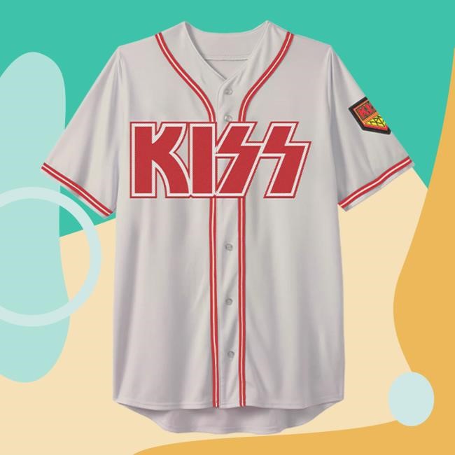 Kiss Shop Merch Dynasty Tour 79’ Baseball Jersey