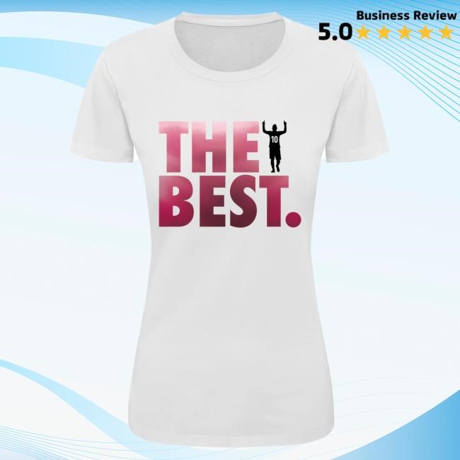 Official Messi Merch Store Lionel Messi The Best Small Silhouette Women's T Shirt Messi Clothing Shop