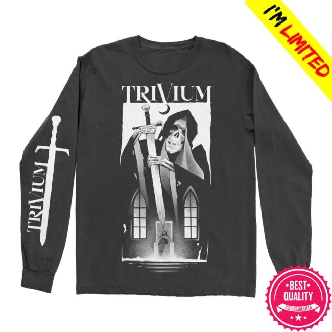 Trivium Merch Skeleton Sword L/S