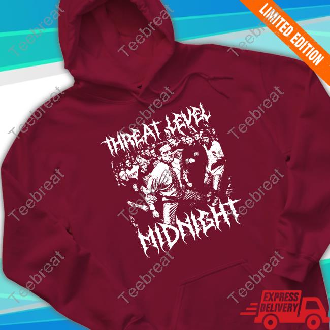 Official Shitheadsteve Threat Level Midnight Shirt Official Shitheadsteve Threat Level Midnight Shirt
