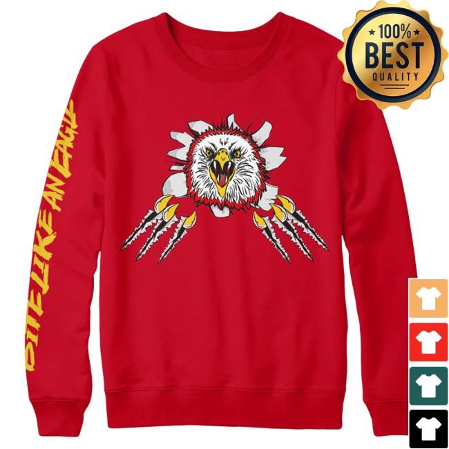 Official Cobra Kai Merch Eagle Fang Rip Red Sweaters
