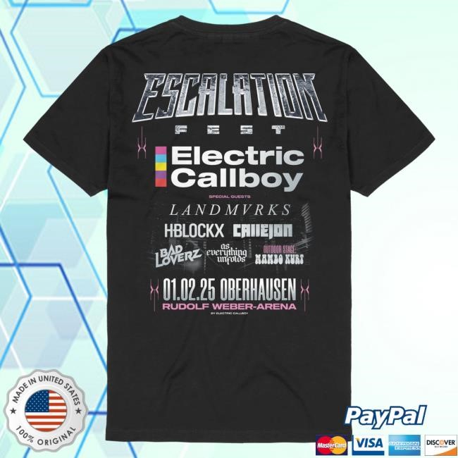 Electric Callboy Escalation Fest 2025 T Shirt