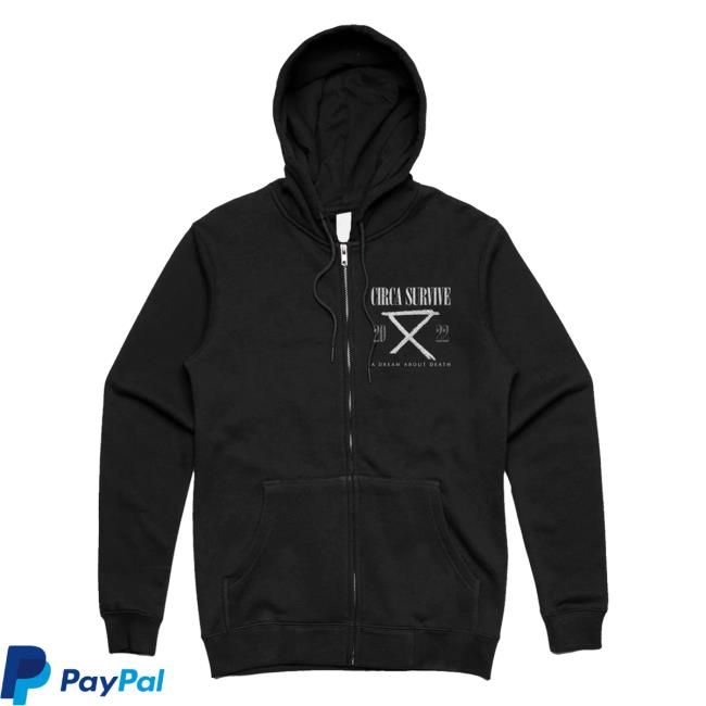 Official Circa Survive ADAL A Dream About Love Psychic Readings Zip Up Hoody Black Circasurvive
