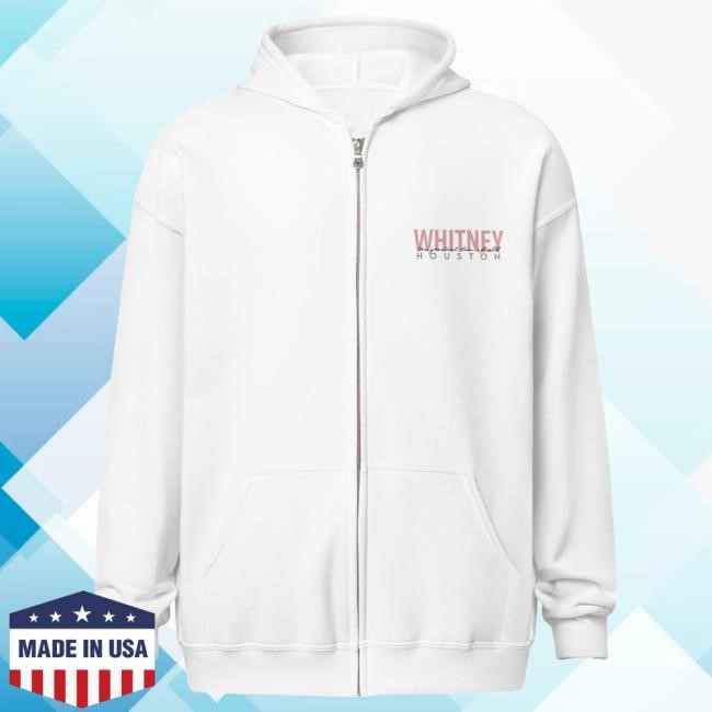 Official Whitney Houston Clothing Whitney Houston The Greatest Love Zip Crewneck