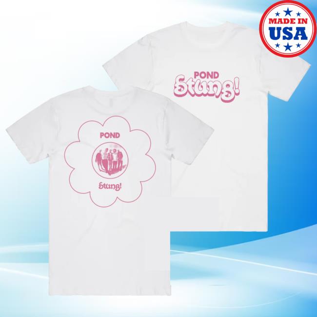 Official Pond Band Pond Stung! White Attractive Shirt