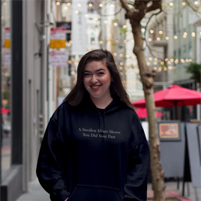 Parody Apparel Merch A Swollen Heart Shows You Did Your Part Petrified Covid Parent